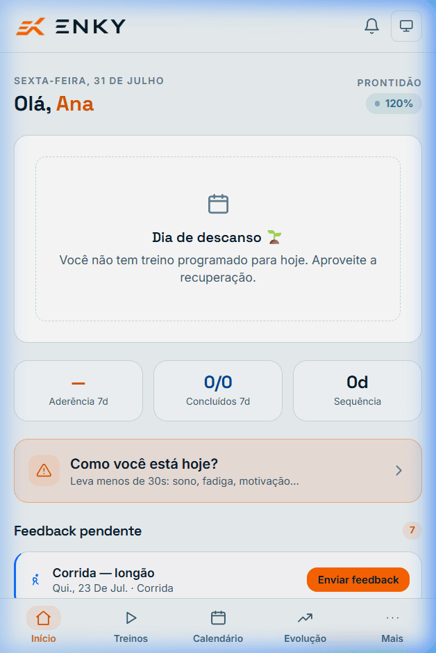 App do Atleta (Home)
